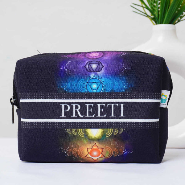 Personalised Multicolor Printed Box Pouch